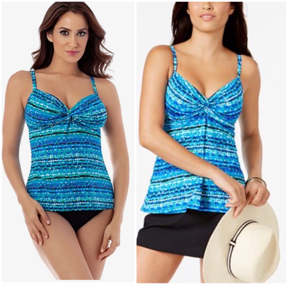 Miraclesuit Night Lights Roswell tankini top - Picture 12 of 12